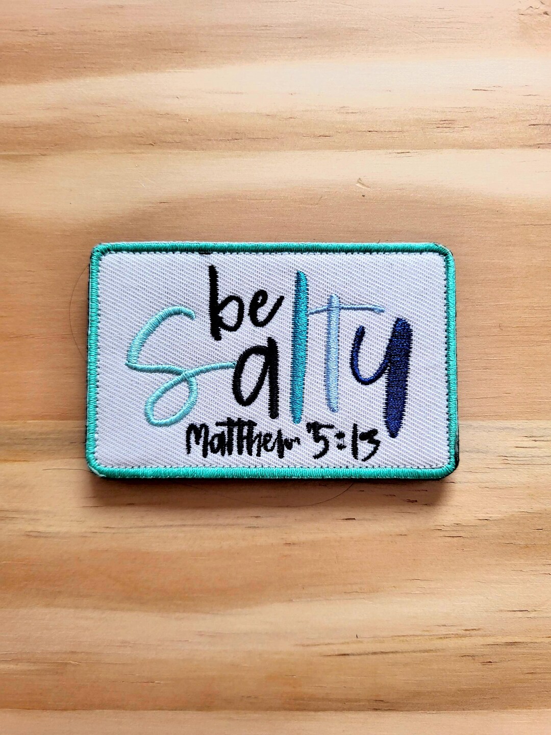 BE SALTY Tactical Morale Patch Hook and Loop - Etsy