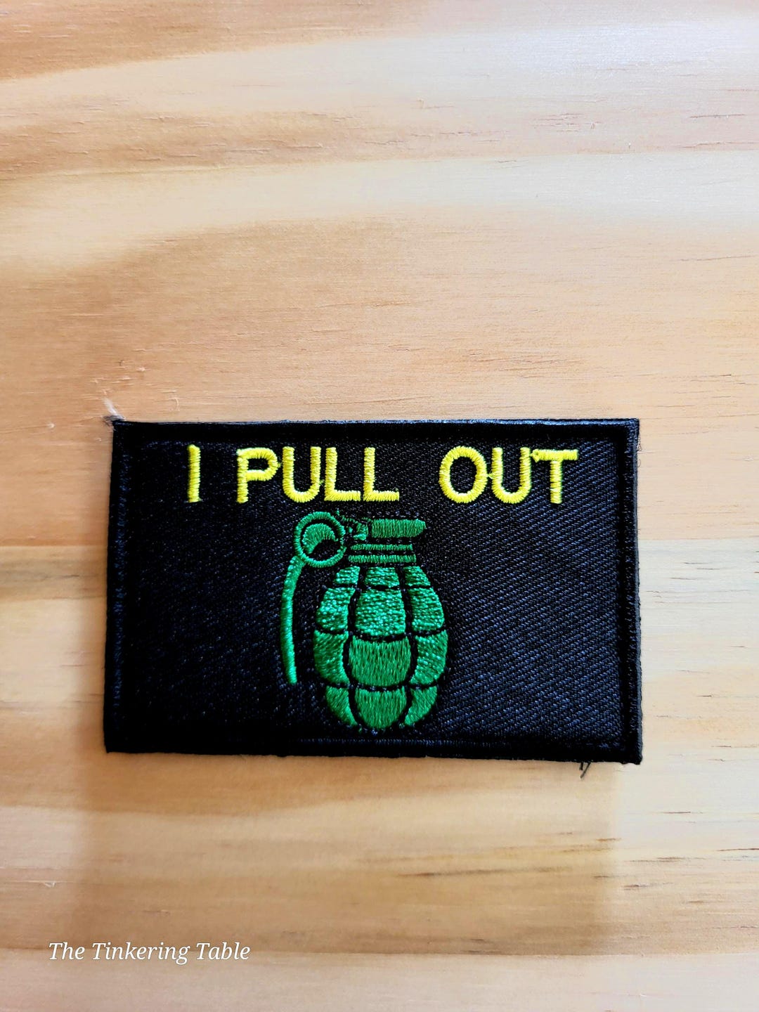 I PULL OUT Tactical Morale Patch Hook and Loop - Etsy