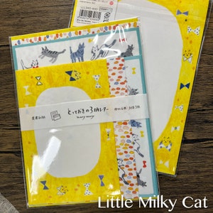 Juego de 3 letras lindas con patrones especiales japoneses/lindas hojas de escritura/juego de escritura/sobres con letras washi japonesas/suministros para amigos por correspondencia