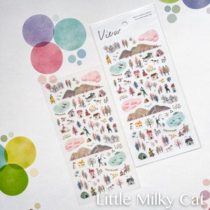 Nieuwe sticker Japans Beautiful Scenery View 16.00 uur