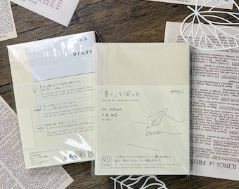 Japan MD A6 Notebook, Blank Midori Journal