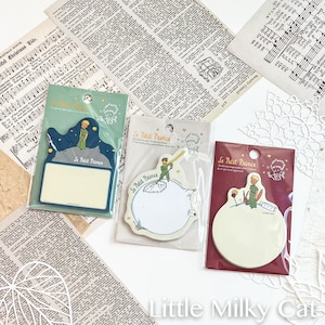 Bloc-notes japonais Le Petit Prince Bloc-notes adhésif Le Petit Prince Motif 3 blocs-notes