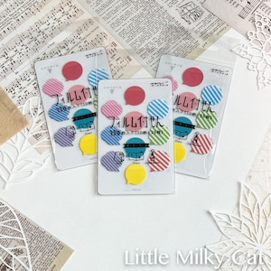Giappone MIDORI Carta adesiva trasparente / Chiusura per quaderno, Adesivi per Bullet Journal, Adesivi per planner, Album di ritagli, Quaderno del viaggiatore