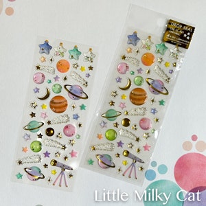 Japan 3D Harde gelsticker Hars Stickervel Drop Seal Terrarium/Cyrstal/Sneeuwkoepel/Ijs/Oceaansticker