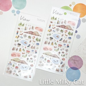 Nieuwe sticker Japans Beautiful Morning Scenery View 18.00 uur