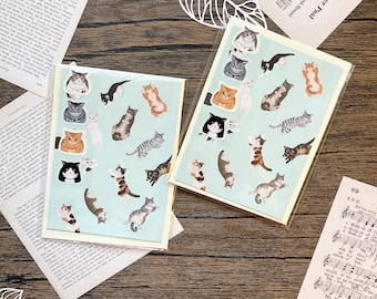 Japanese Cute Cat Letter Set | Washi Stationery, Pen Pal Supplies