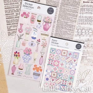 Stickers vases à plantes Japon, Stickers vases, Stickers décoratifs floraux Stickers floraux, sticker feuille d'or