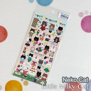 Japanische kawaii Cat Aufkleberpaket | MW Siegel