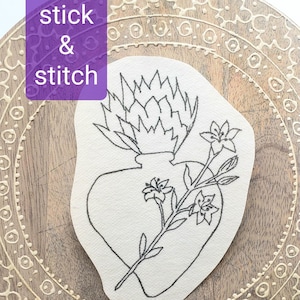 Sacred Heart of Saint Joseph & Stitch Pattern, Sacred Heart Embroidery Design, Catholic Embroidery, Chaste Heart of Saint Joseph