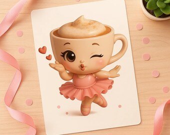バレリーナ カプチーノ クリップアート バンドル: イタリアン コーヒー
