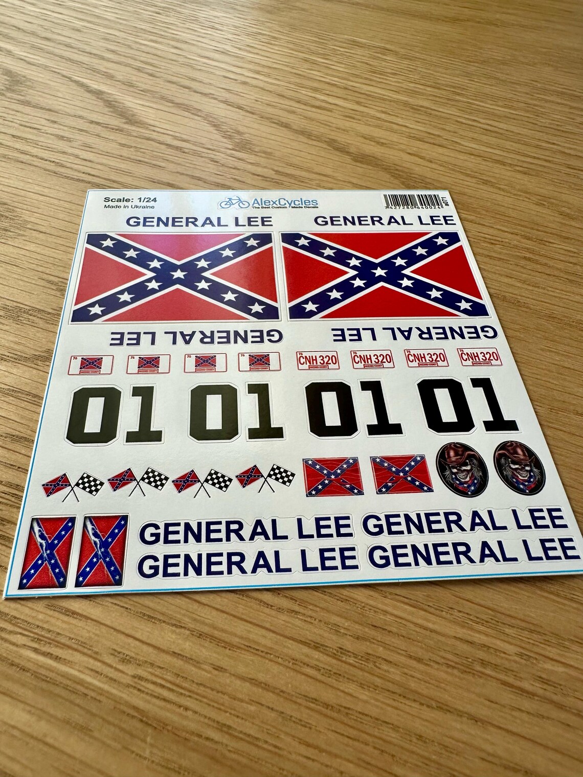 General Lee RC Car Decals 1/24 Scale - Pre-cut Vinyl Stickers - Etsy