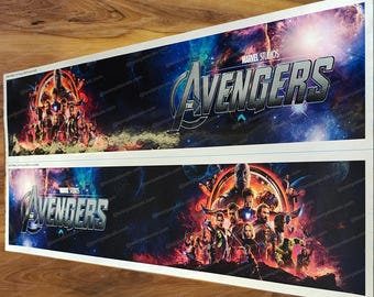 Avengers Decals for Tamiya  56302 2-axle  1/14 Scale Trailer