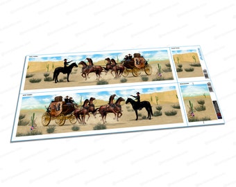 RC Tamiya 1/50 Scale Truck Trailer Box Smokey Bandit Laminated Decals