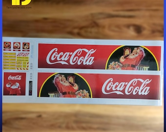 Tamiya Reefer Trailer Decals: Christmas  56302 2-axle Stickers (1/14 Scale)