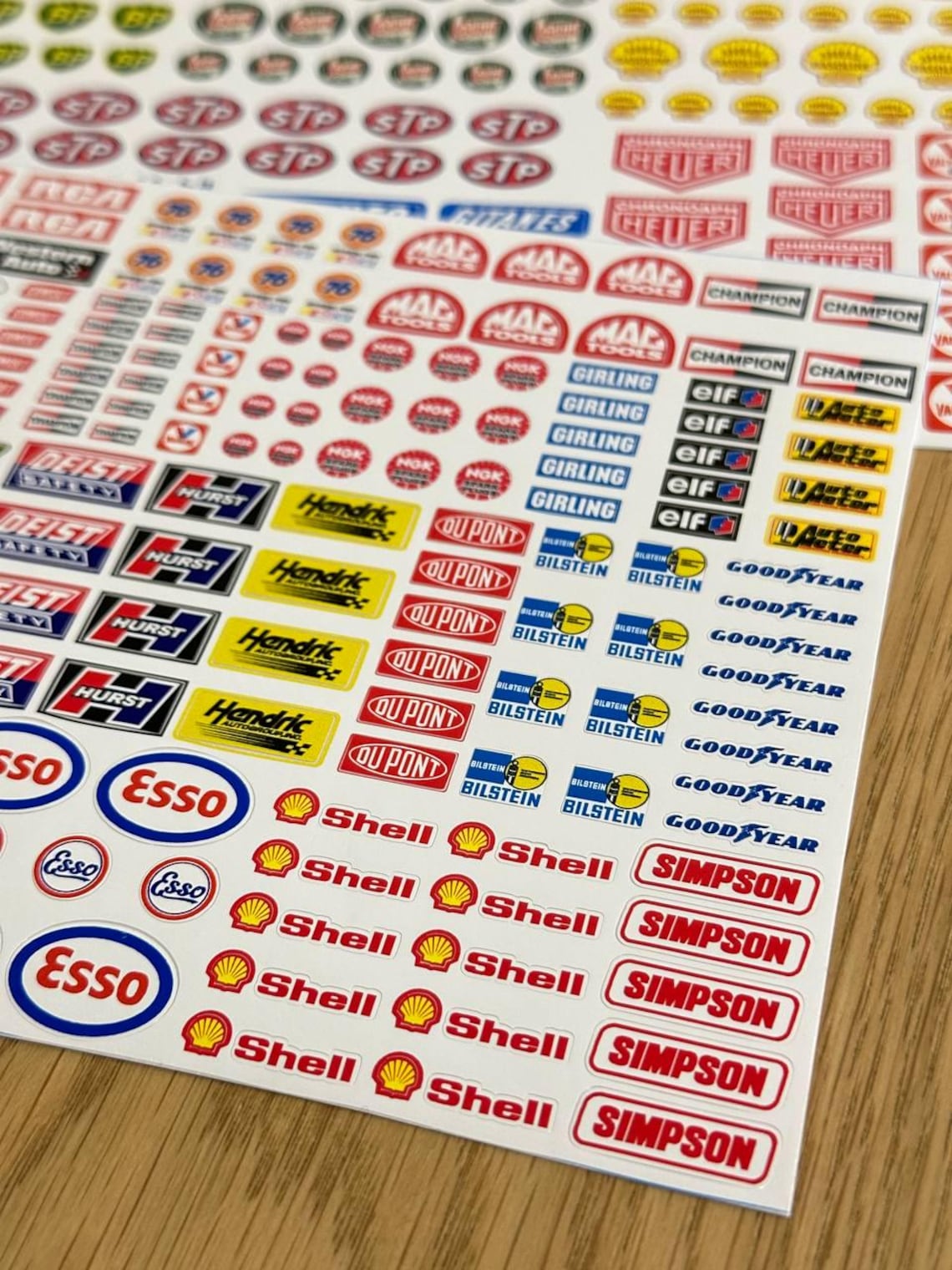 Scalextric Axial Traxxas TRX4M Bronco RC Car Stickers 2 Sheets Racing ...
