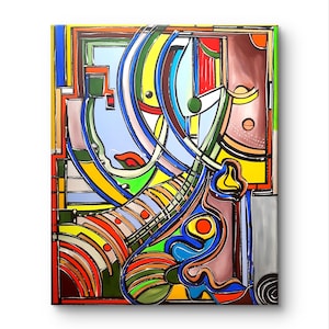 Abstract Art Canvas Abstract Artworks for the Wall Canvas Pictures Painting on Canvas Hand-Painted Acrylic Paintings 100 x 80 cm Pictures New