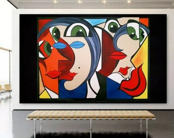 150x190 Kunstwerk XL Gemälde Kunst kaufen vom Künstler ARTISTSQUARE Moderne Kunst Neu Acrylbild Art Abstrakte Gemälde Neu Bilder Wandbilder