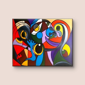 Quadro moderno da parete 120 x 160 cm, quadro astratto su tela, quadri su tela, dipinti a mano, dipinti acrilici firmati