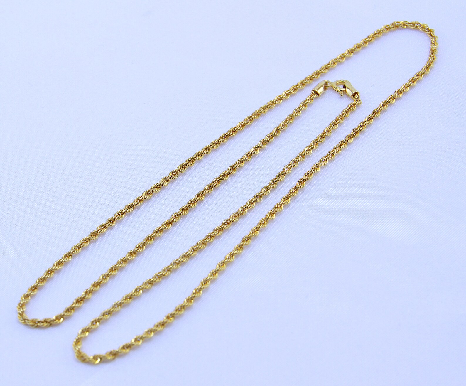 14k Solid Gold Heavy Rope Chaindurable Gold Chainlong Rope - Etsy