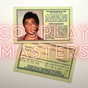 Narbengesicht Tony Montana Cosplay ID
