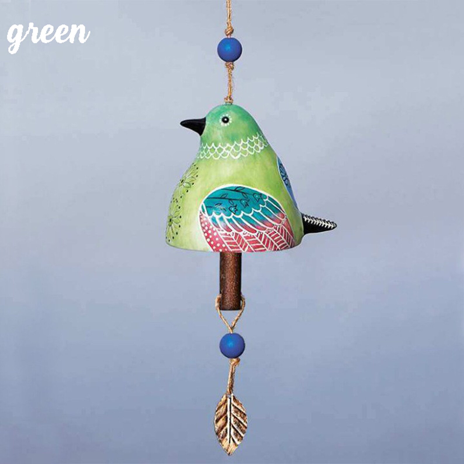 Kawaii Animal Wind Chimes Garden Bird Wind Chimes Rustic Etsy