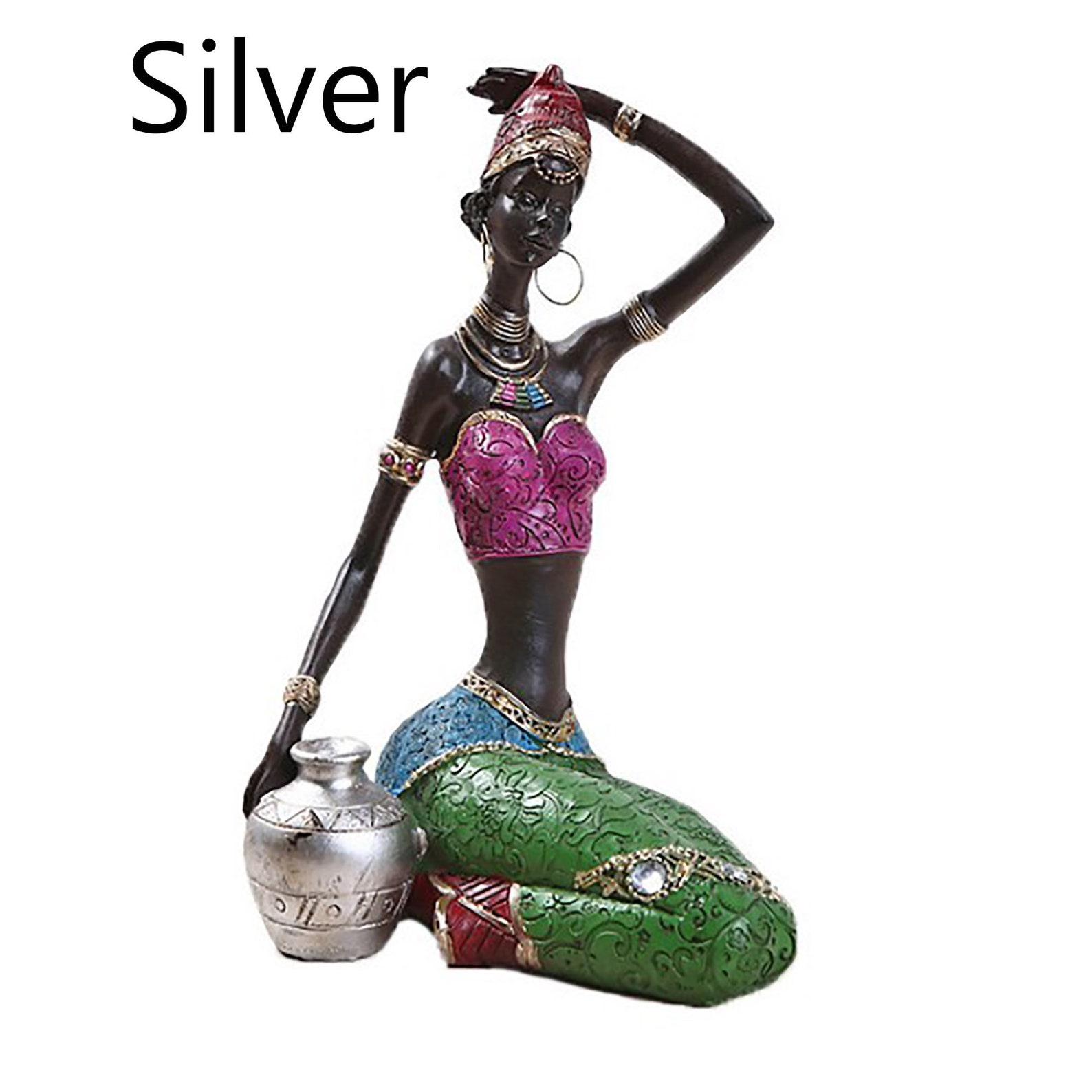 African Female Statue Female Yemaya Statue African Statues Etsy