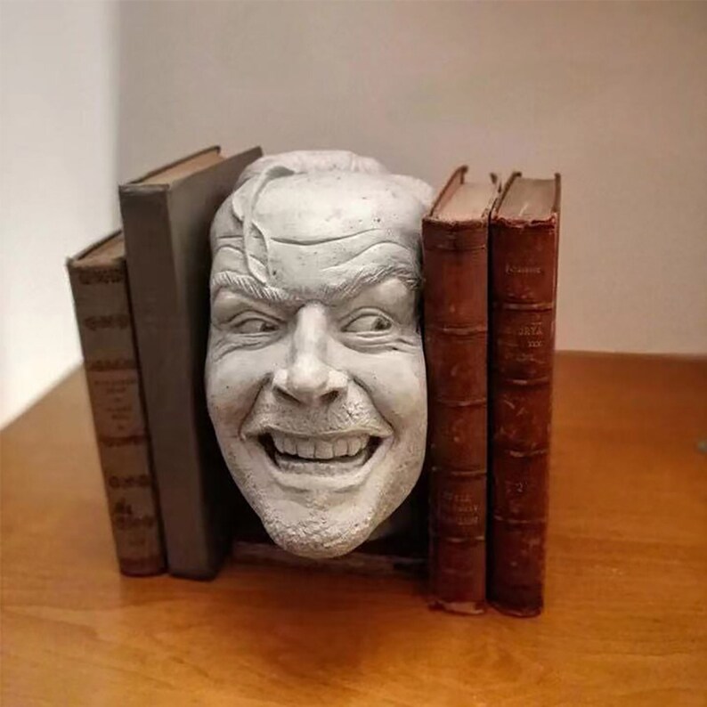 Bookend Sculpture Men Sculpture Library Bookshelf Bookend Etsy