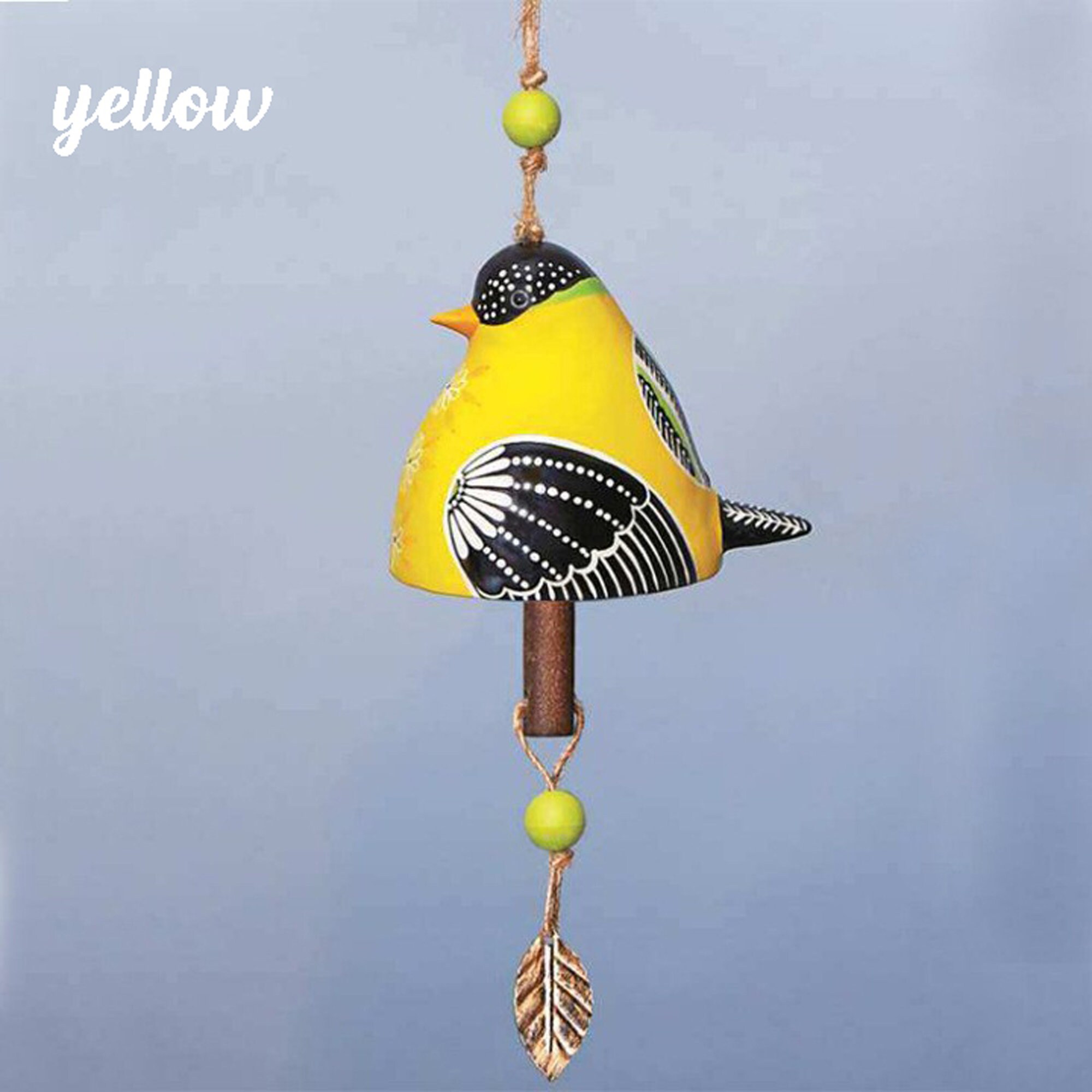 Kawaii Animal Wind Chimes Garden Bird Wind Chimes Rustic Etsy
