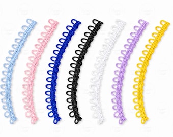 Botones para vestidos de novia, cordón no elástico, suministros para vestidos de novia