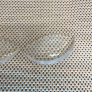 Transparent Silicone Bra Inserts, Clear Breast Enhancers, Gel Push Up Inserts, Bra Chicken Fillets SOLD IN PAIRS