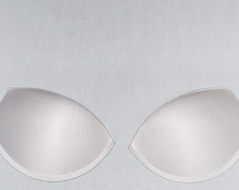 Soft-moulded Bra Cups, Bra Cup Inserts, Pre-made Bra Cups, White Bra Cups,Foam Bra Cups.UK 38A, 36B, 34A, 34C, 32B, 32D, 30C. Sold in PAIRS.