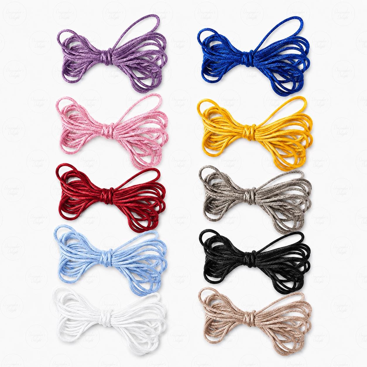 Rat Ribbon 2mm Satin Rat Tail Cord, Craft Lacing Ribbon, Piping Cord - Etsy