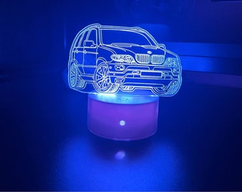 German E53 3D LED Illusion Lamp