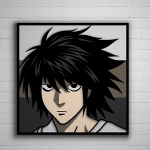 Anime karakter meerlaagse SVG, Anime karakter gesneden bestand, Multiplex snijden, Papier snijden, 3D-laag, 3D mandala multiplex, SVG-bestand