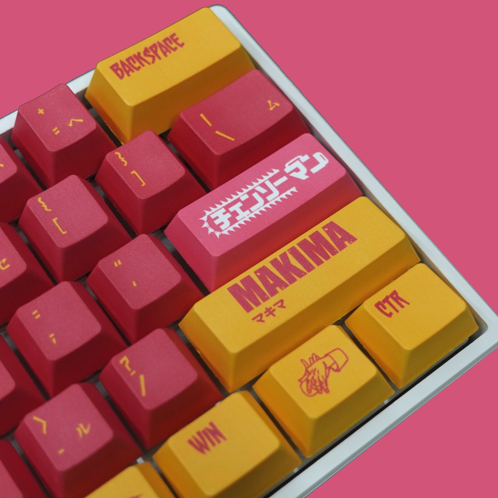 Chainsaw Man Makima Keycaps Makima Keycaps 104 Full Size Etsy Norway