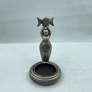 トリプル女神ティーライトキャンドルホルダー樹脂アロマテラピー家具燭台トリプル女神置物友人へのギフト