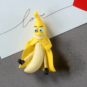 Estatua de plátano, resina, imanes para nevera, decoración, pegatinas para nevera, esculturas, pegatinas para nevera, colección, estatuas, figuritas de plátano