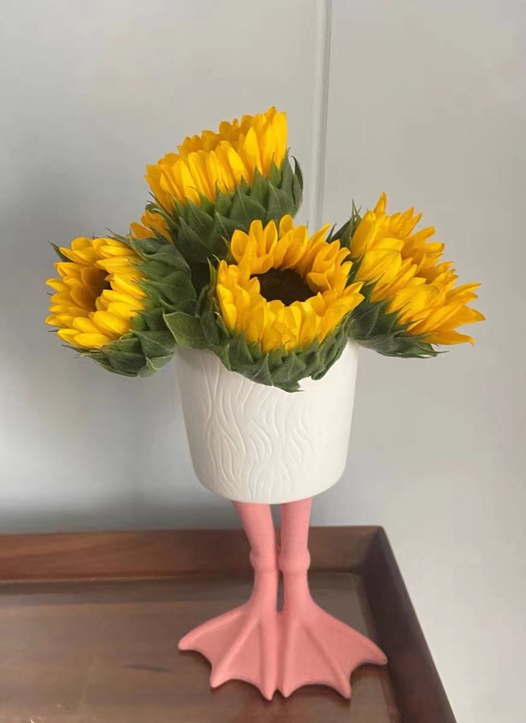 Goose Feet Vase Porcelain Goose Claw Pot Ceramic Plant Vase Etsy