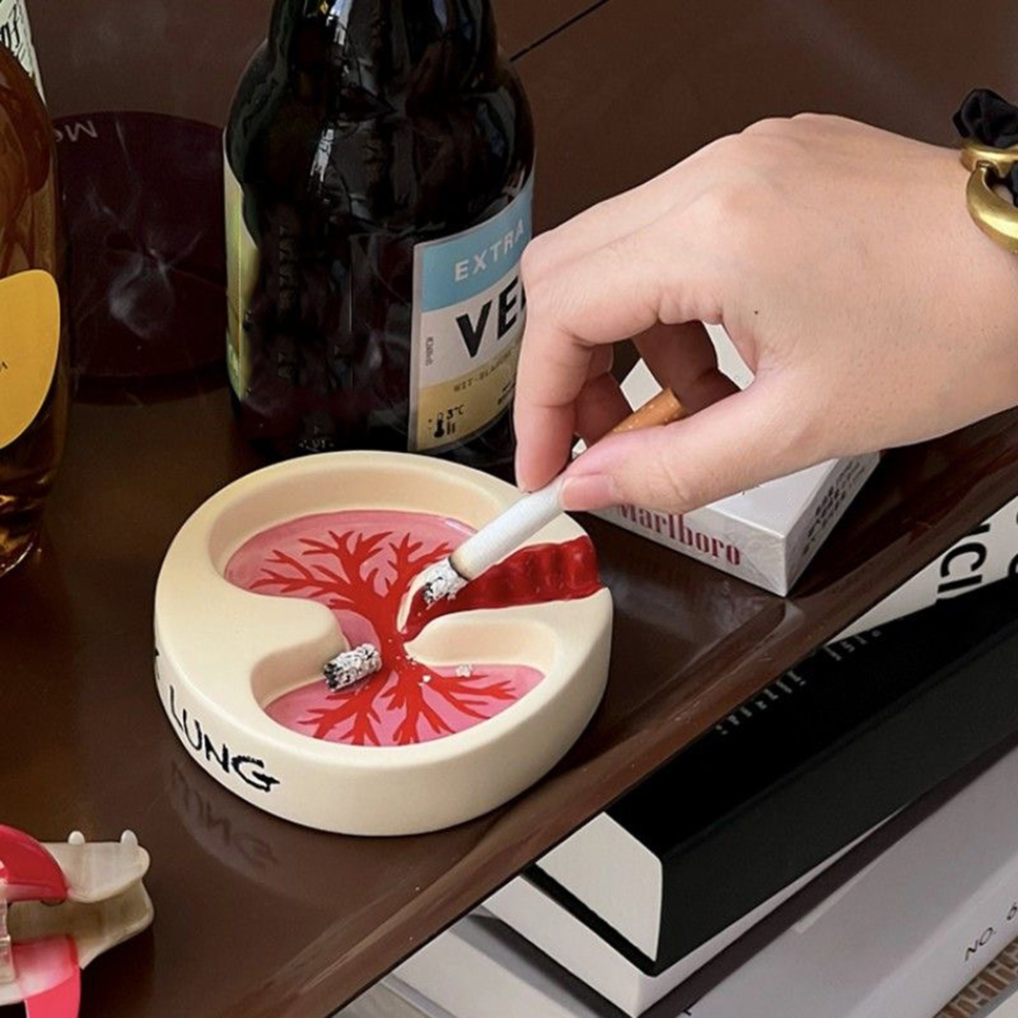 Lung Ashtray Lung Figurine Lung Statue Smoking Cessation Accessories