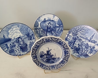 Delfts Blauwe Vintage Decoratieve Wandborden