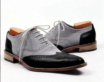 Bespoke Men's Handmade Burgundy Leather Oxford Shoe - Etsy
