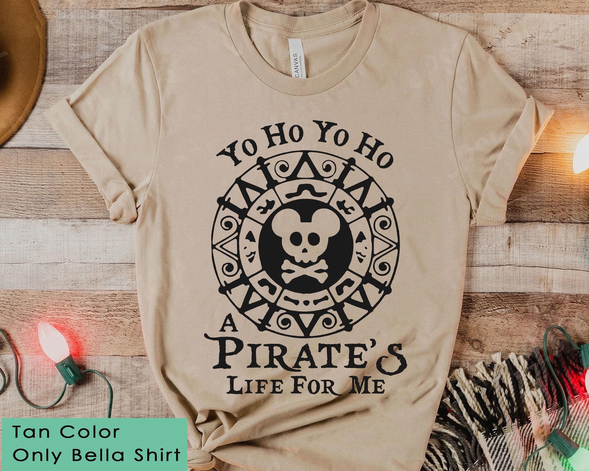 Discover Yo Ho Yo Ho Pirate's Life For Me Shirt / Mickey Skull Pirate Tee / Disney Cruise T-shirts