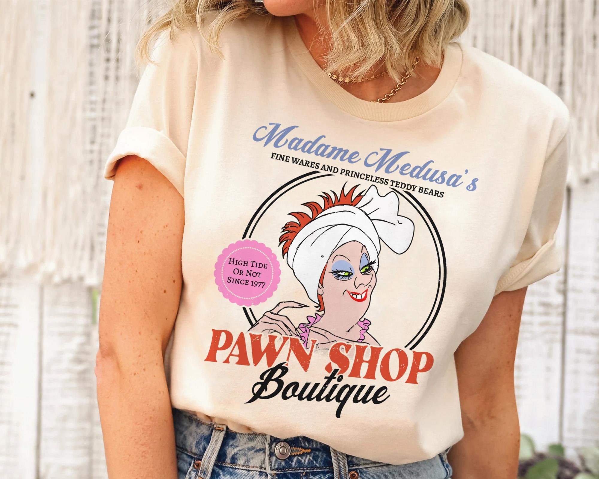 Discover Madame Medusa The Rescuers Villains Pawn Shop Shirt