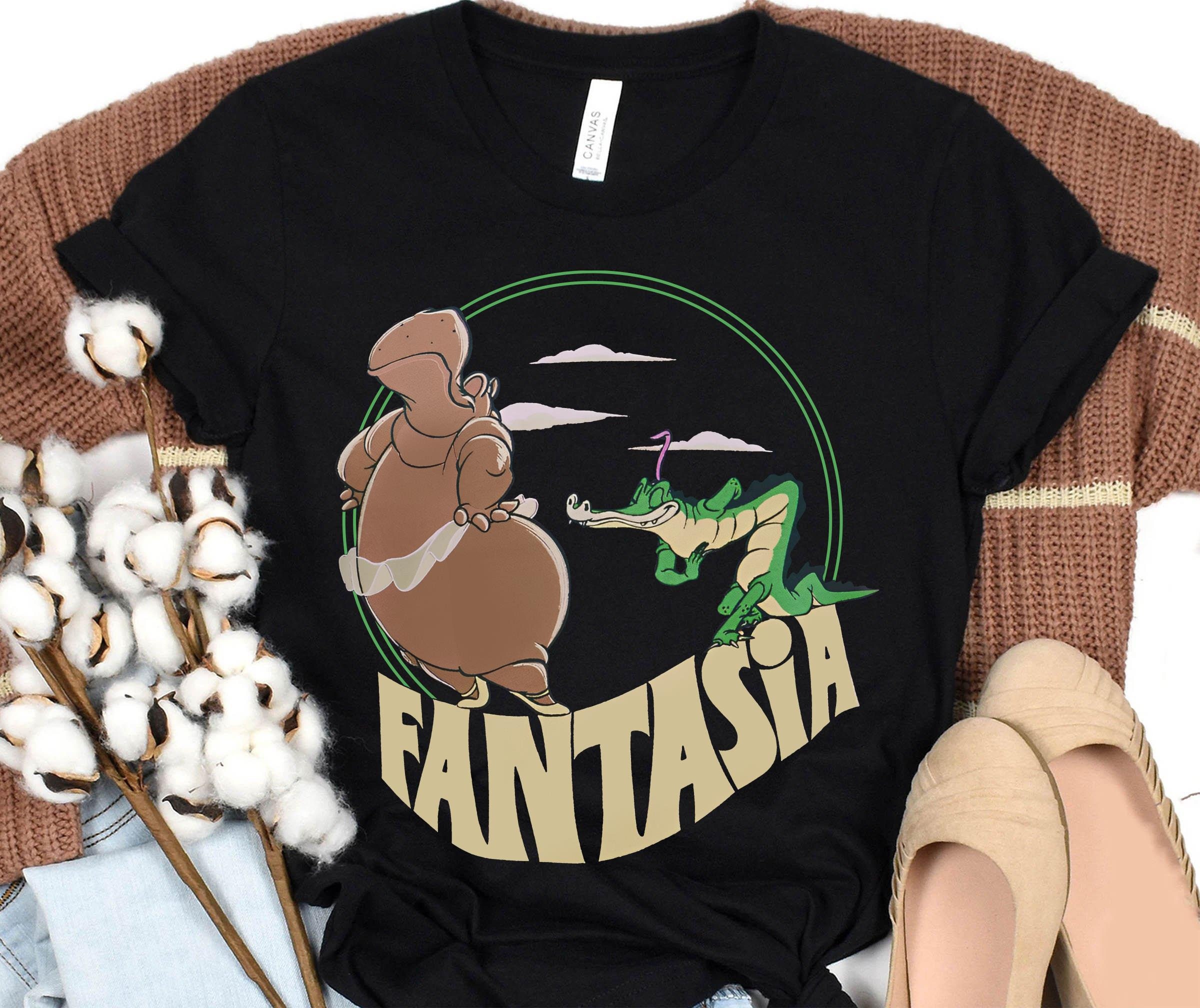 Retro Disney Fantasia Hyacinth Hippo Ben Ali Gator Shirt