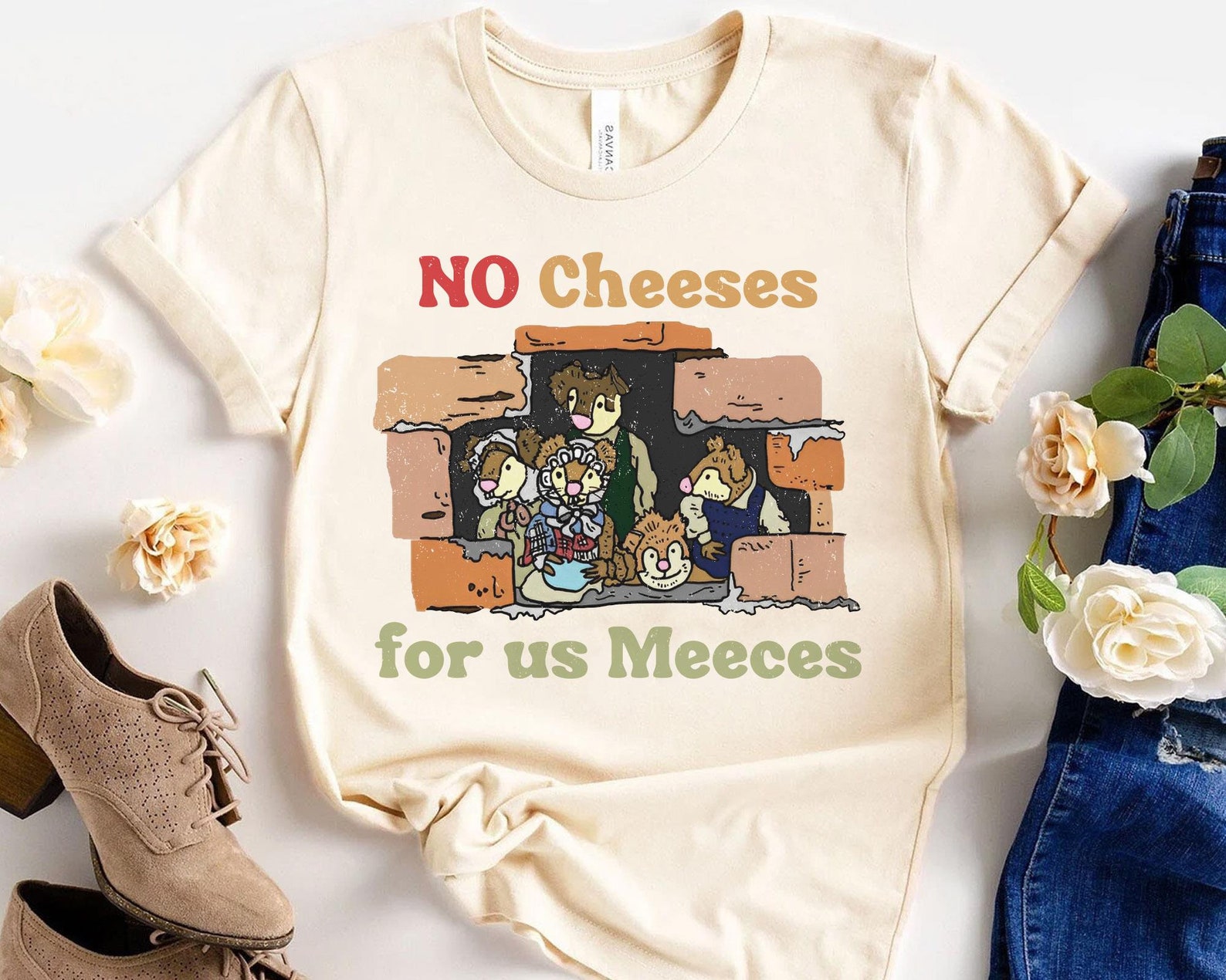Retro Mice No Cheese for Us Meeces Shirt / the Muppets Etsy