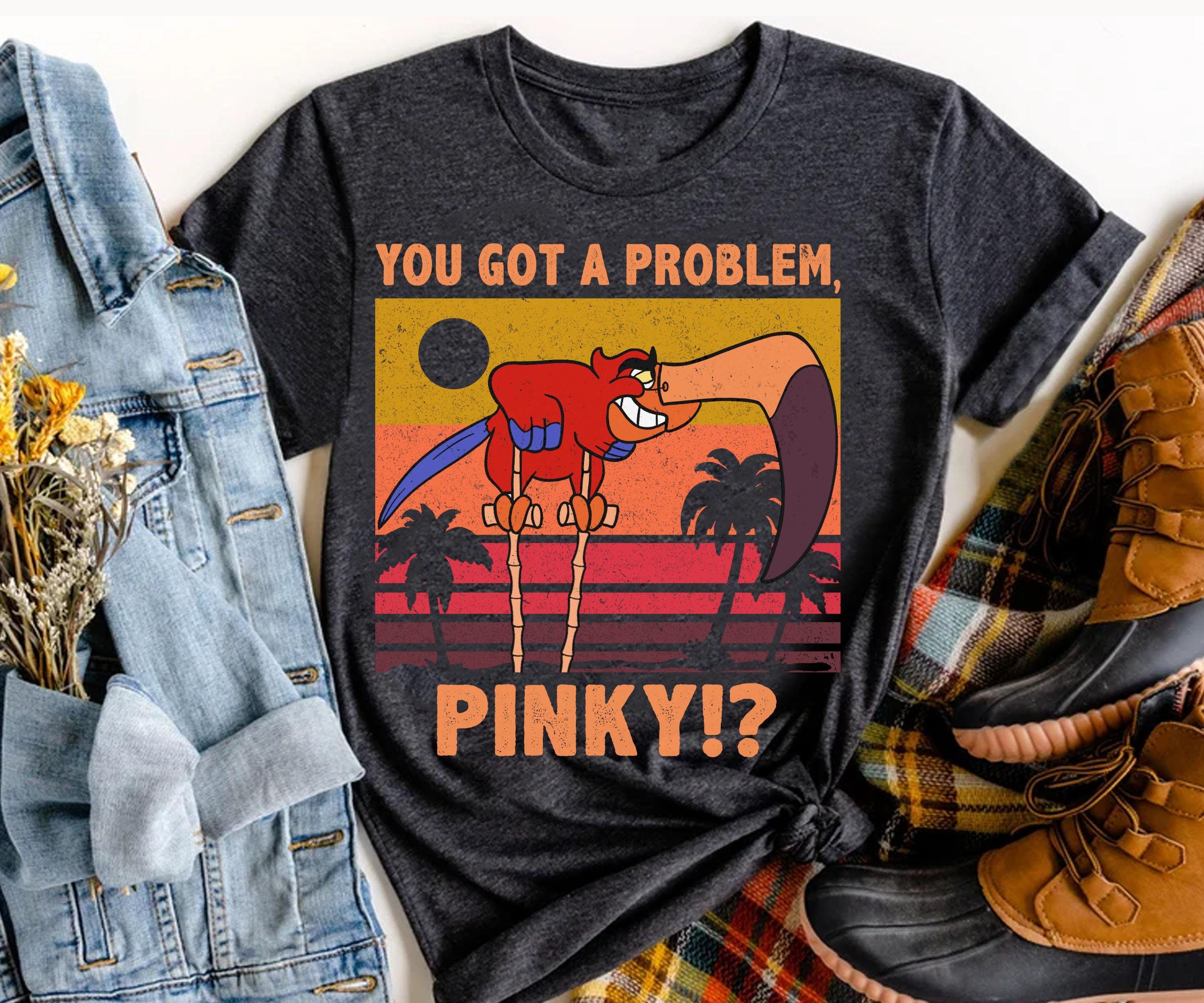 Discover Retro Iago You Got A Problem Pinky Shirt / Disney Aladdin T-shirt