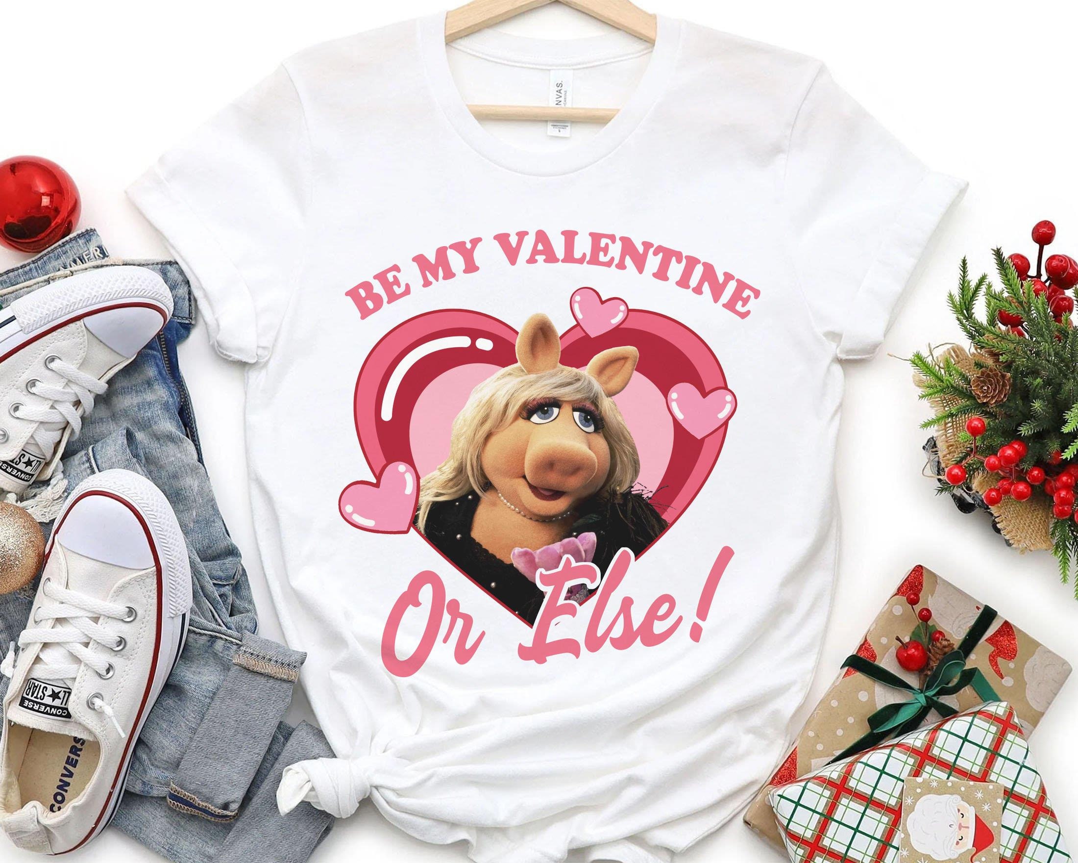 Discover Retro Miss Piggy Be My Valentine Or Else  Love Heart Shirt