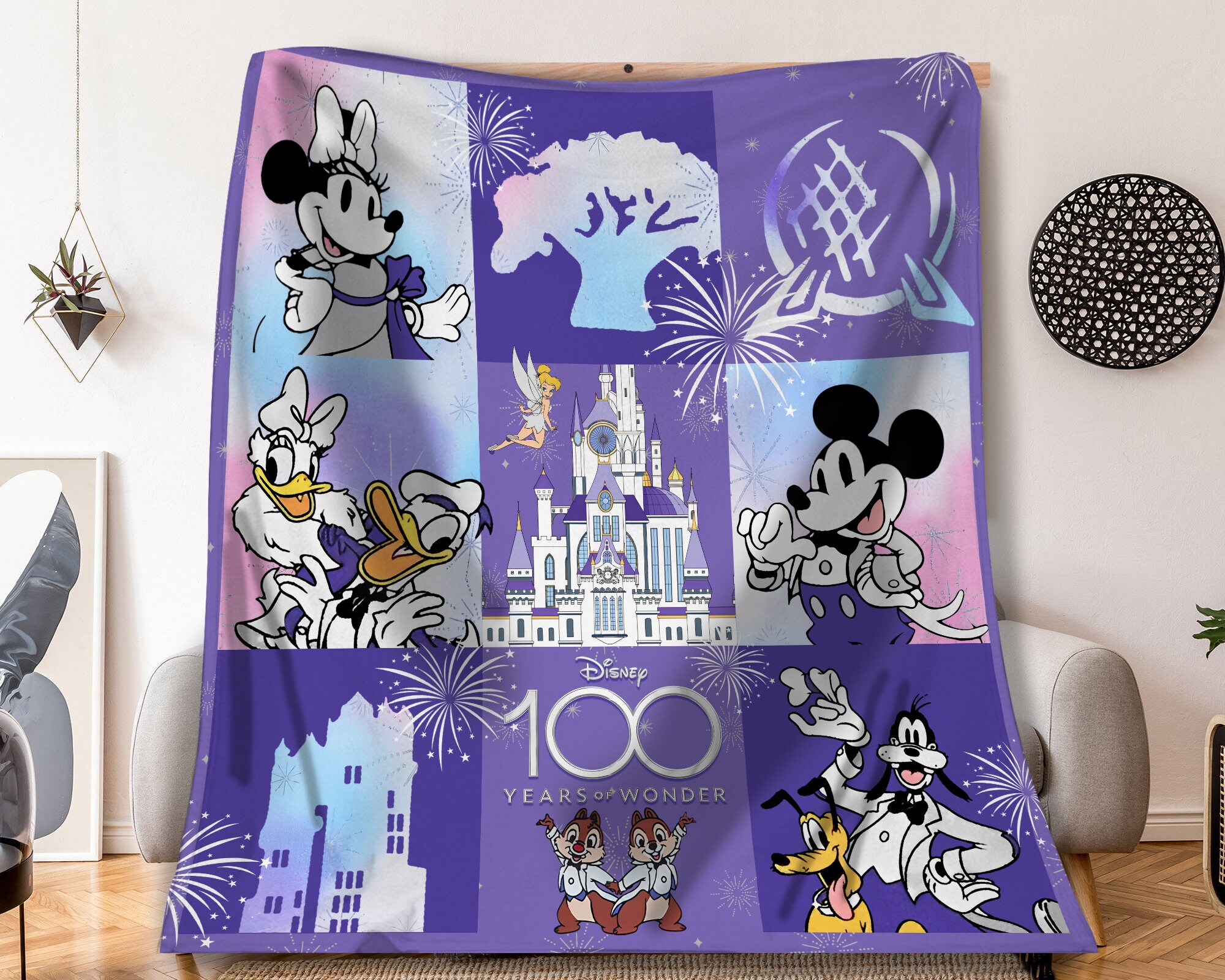 Mickey and Friends Disney100 Fleece Blanket, Disney 100 Years of Wonder Baby Blanket Mickey and Friends Disney100 Fleece Blanket, Disney 100 Years of Wonder Baby Blanket