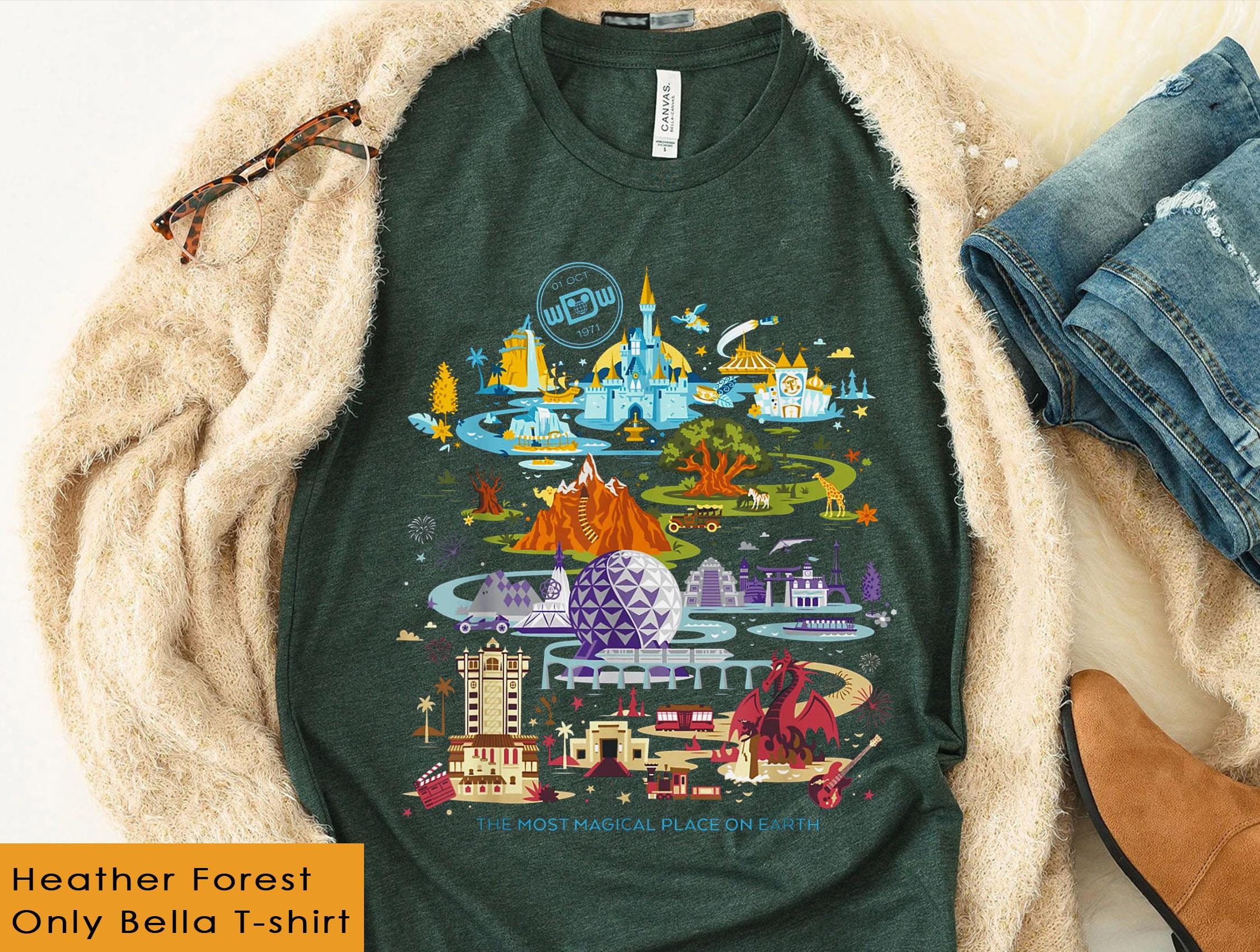 Retro Walt Disney World T-shirt / Magical Place On Earth Shirt / Disneyland 50th Anniversary Shirt