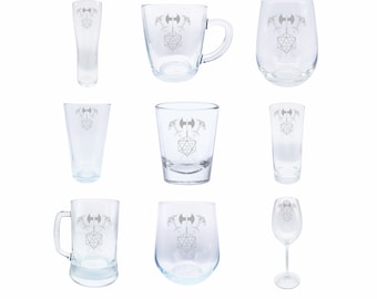 Dungeons and Dragons drinking glasses